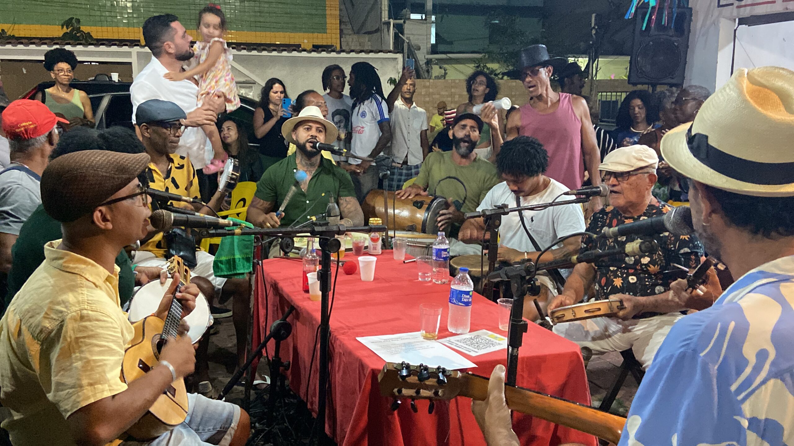Samba da resistência no Espaço Cultural Rumo do Vento. Foto: Maiquele Romero