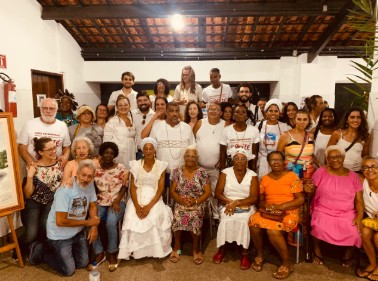 Abertura dos Xirês Patrimoniais- Seminário pelo Tombamento do Abaité (2023). Foto: Aju Paraguassu