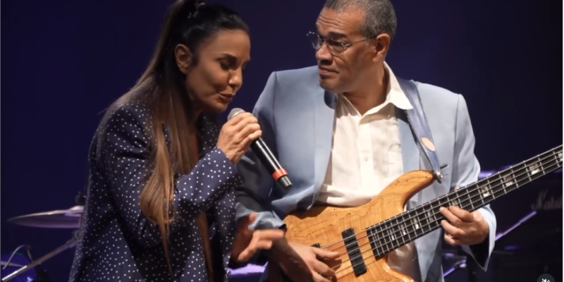 Luciano Calasans e Ivete Sangalo na Sala do Coro • Foto: Print do canal de Luciano